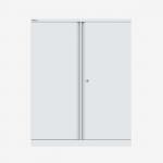 Bisley 1000mm wide Essentials Office Cupboard (2 shelves) Chalk
