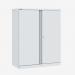 Bisley 1000mm wide Essentials Office Cupboard (2 shelves) Chalk