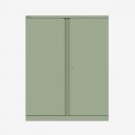 Bisley 1000mm wide Essentials Office Cupboard (2 shelves) Regent