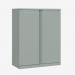 Bisley 1000mm wide Essentials Office Cupboard (2 shelves) Bisley Silver
