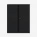 Bisley 1000mm wide Essentials Office Cupboard (2 shelves) Black