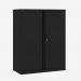 Bisley 1000mm wide Essentials Office Cupboard (2 shelves) Black