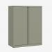 Bisley 1000mm wide Essentials Office Cupboard (2 shelves) Goose Grey