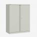Bisley 1000mm wide Essentials Office Cupboard (2 shelves) Light Grey