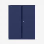 Bisley 1000mm wide Essentials Office Cupboard (2 shelves) Oxford Blue