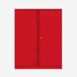 Bisley 1000mm wide Essentials Office Cupboard (2 shelves) Cardinal Red