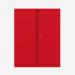 Bisley 1000mm wide Essentials Office Cupboard (2 shelves) Cardinal Red