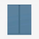 Bisley 1000mm wide Essentials Office Cupboard (2 shelves) Bisley Blue
