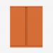 Bisley 1000mm wide Essentials Office Cupboard (2 shelves) Bisley Orange