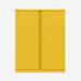 Bisley 1000mm wide Essentials Office Cupboard (2 shelves) Yellow