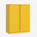 Bisley 1000mm wide Essentials Office Cupboard (2 shelves) Yellow