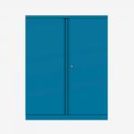 Bisley 1000mm wide Essentials Office Cupboard (2 shelves) Azure