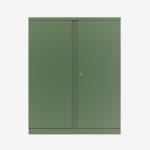 Bisley 1000mm wide Essentials Office Cupboard (2 shelves) Olive Green