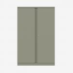 Bisley 1000mm wide Essentials Office Cupboard (3 shelves) Goose Grey