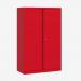 Bisley 1000mm wide Essentials Office Cupboard (3 shelves) Cardinal Red