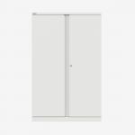 Bisley 1000mm wide Essentials Office Cupboard (3 shelves) Traffic White
