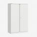 Bisley 1000mm wide Essentials Office Cupboard (3 shelves) Traffic White
