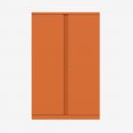 Bisley 1000mm wide Essentials Office Cupboard (3 shelves) Bisley Orange