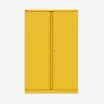 Bisley 1000mm wide Essentials Office Cupboard (3 shelves) Yellow