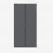 Bisley 1000mm wide Essentials Office Cupboard (4 shelves) Anthracite Grey