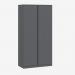 Bisley 1000mm wide Essentials Office Cupboard (4 shelves) Anthracite Grey