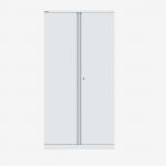 Bisley 1000mm wide Essentials Office Cupboard (4 shelves) Chalk
