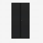 Bisley 1000mm wide Essentials Office Cupboard (4 shelves) Black