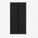 Bisley 1000mm wide Essentials Office Cupboard (4 shelves) Black