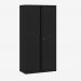 Bisley 1000mm wide Essentials Office Cupboard (4 shelves) Black