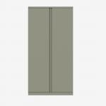 Bisley 1000mm wide Essentials Office Cupboard (4 shelves) Goose Grey