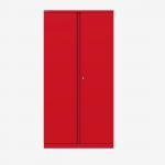 Bisley 1000mm wide Essentials Office Cupboard (4 shelves) Cardinal Red