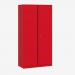 Bisley 1000mm wide Essentials Office Cupboard (4 shelves) Cardinal Red