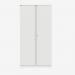 Bisley 1000mm wide Essentials Office Cupboard (4 shelves) Traffic White