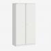 Bisley 1000mm wide Essentials Office Cupboard (4 shelves) Traffic White