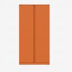 Bisley 1000mm wide Essentials Office Cupboard (4 shelves) Bisley Orange
