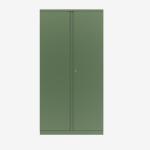 Bisley 1000mm wide Essentials Office Cupboard (4 shelves) Olive Green