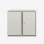 Bisley 800mm wide Essentials Office Cupboard (1 shelf) Chalk