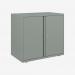 Bisley 800mm wide Essentials Office Cupboard (1 shelf) Bisley Silver