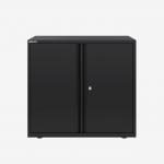 Bisley 800mm wide Essentials Office Cupboard (1 shelf) Black