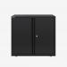 Bisley 800mm wide Essentials Office Cupboard (1 shelf) Black