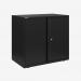 Bisley 800mm wide Essentials Office Cupboard (1 shelf) Black