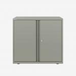 Bisley 800mm wide Essentials Office Cupboard (1 shelf) Goose Grey