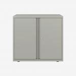 Bisley 800mm wide Essentials Office Cupboard (1 shelf) Light Grey