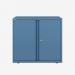 Bisley 800mm wide Essentials Office Cupboard (1 shelf) Bisley Blue