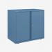 Bisley 800mm wide Essentials Office Cupboard (1 shelf) Bisley Blue