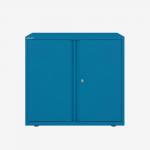 Bisley 800mm wide Essentials Office Cupboard (1 shelf) Azure