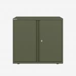 Bisley 800mm wide Essentials Office Cupboard (1 shelf) Olive Green