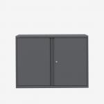 Bisley 1000mm wide Essentials Office Cupboard (1 shelf) Anthracite Grey
