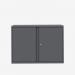 Bisley 1000mm wide Essentials Office Cupboard (1 shelf) Anthracite Grey