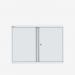 Bisley 1000mm wide Essentials Office Cupboard (1 shelf) Chalk